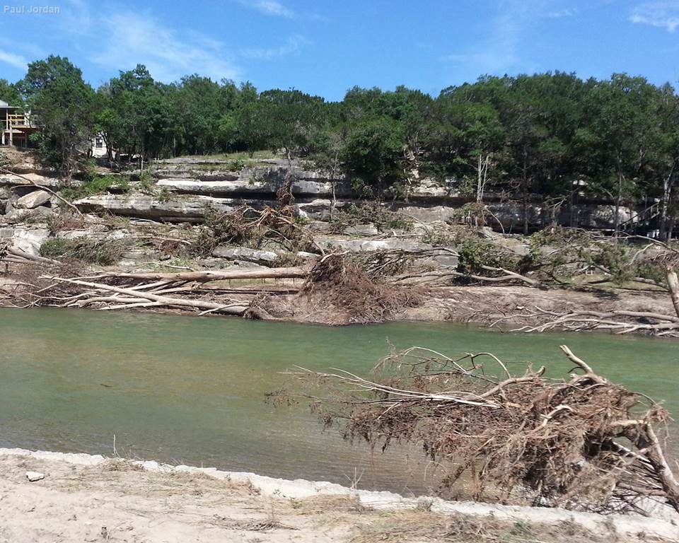 The Memorial Day 2015 flood left widespread damage along the Blanco River. 